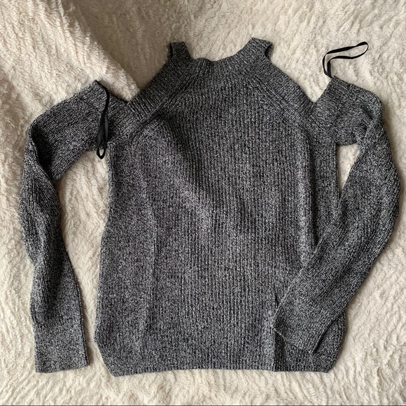 Rag & Bone Dana Marled Knit Cold Shoulder Sweater - Picture 8 of 8